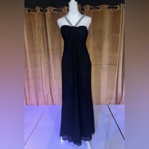 Elegant Black Strapless Dress